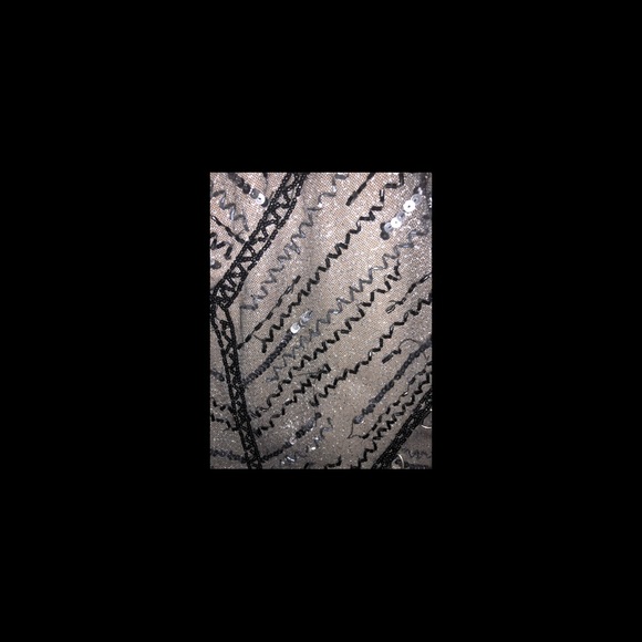 Tiffany's prom gown, homecoming dress silver black - Picture 4 of 8